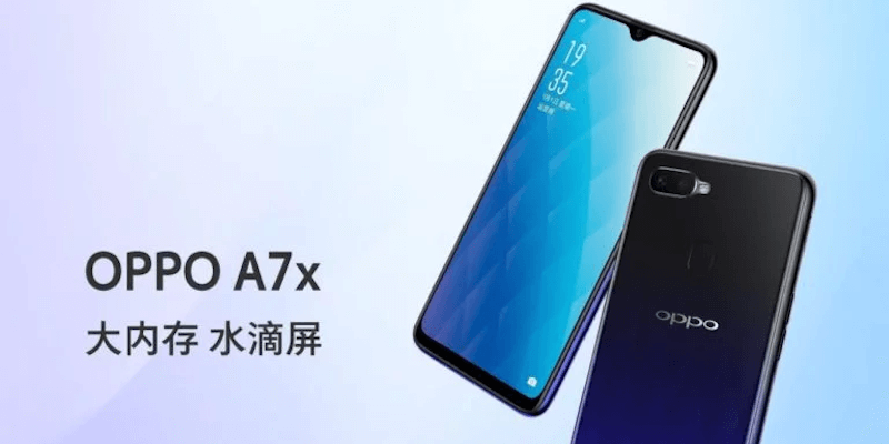 Oppo A7X ufficiale con schermo da 6,3 pollici