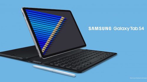 Samsung Galaxy Tab S4 ufficiale con S Pen