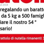 WhatsApp: attenzione alla truffa della Nutella