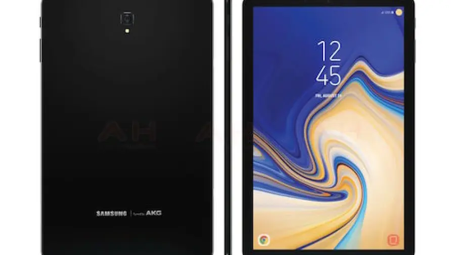 Galaxy Tab S4: nuovo render senza tasto home