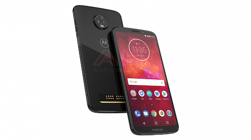 Moto Z3 Play ufficiale con lettore di impronte laterale