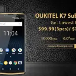 Oukitel K7 ufficiale con batteria da 10.000 mAh
