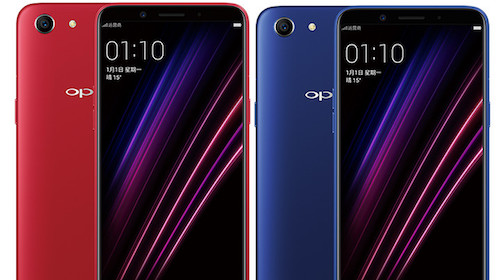 OPPO A1 ufficiale: schermo da 5,7 pollici, manca il lettore di impronte