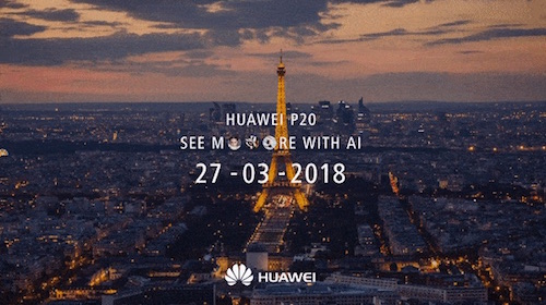 Huawei P20: confermati il nome e la tripla fotocamera