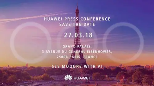 Huawei P20 con tre fotocamere: arriva la conferma?