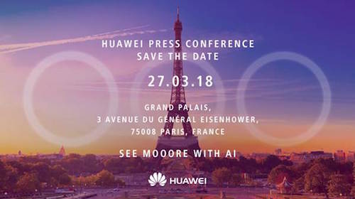 Huawei P20 con tre fotocamere: arriva la conferma?