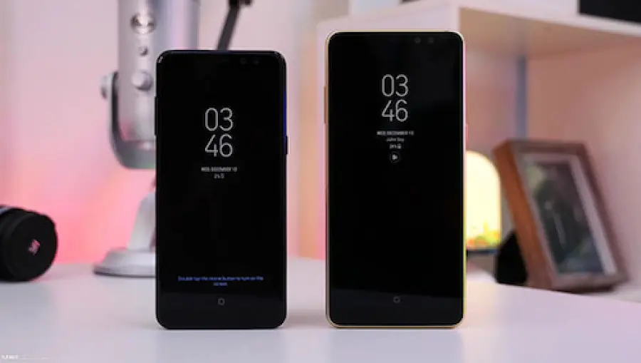 Galaxy A8 e A8+ si mostrano in foto e video
