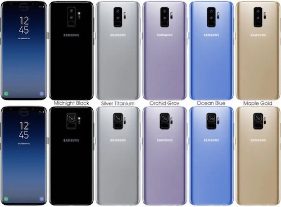 Samsung Galaxy S9: nuove immagini render
