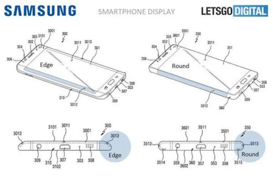 Samsung pensa ad uno smartphone con display avvolgente