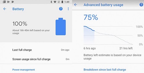 Google Pixel: miglioramenti sul calcolo della durata della batteria