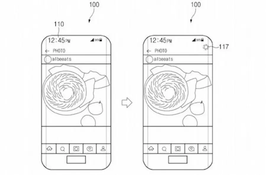 Samsung: un brevetto svela lo smartphone full screen
