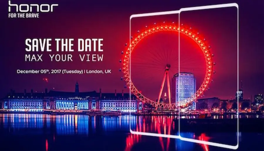 Honor V10: presentazione ufficiale il 5 dicembre