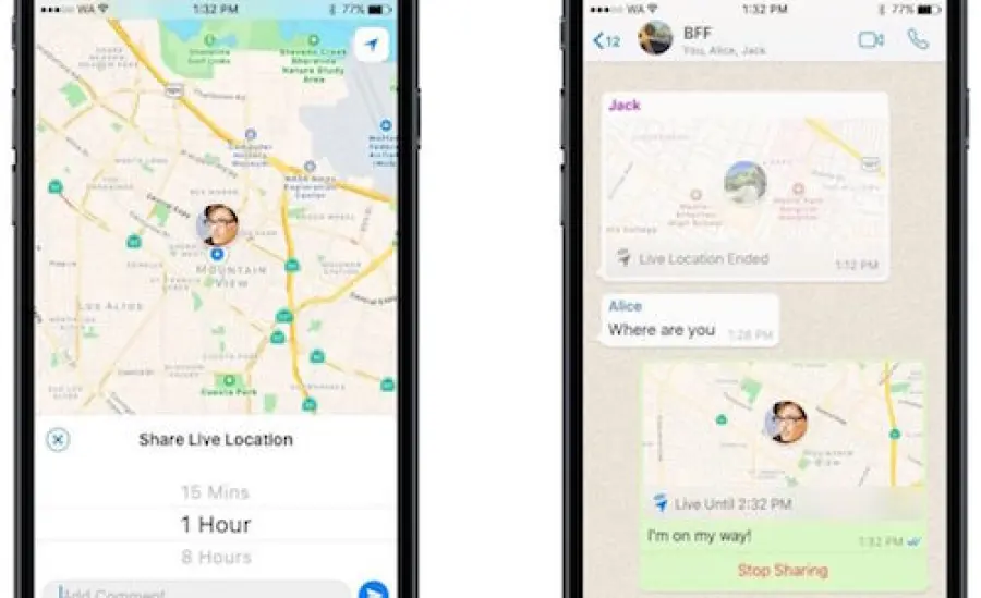 WhatsApp: arriva la condivisione della posizione
