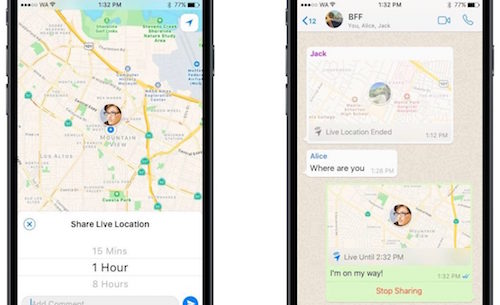 WhatsApp: arriva la condivisione della posizione