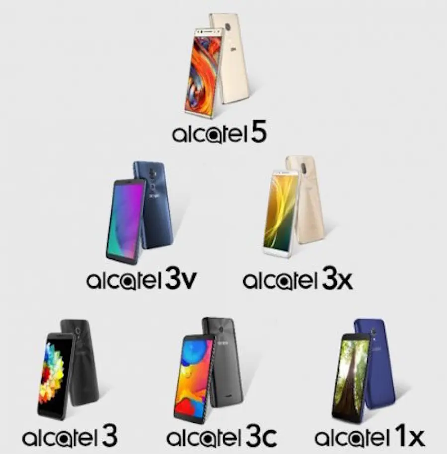 Alcatel: svelati 6 nuovi smartphone