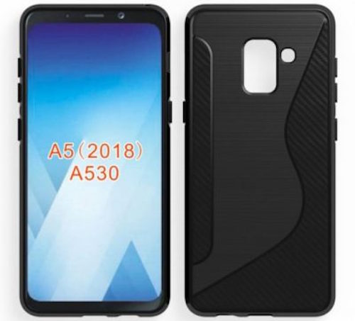 Samsung Galaxy A5 2018: il render di un case mostra l'Infinity Display