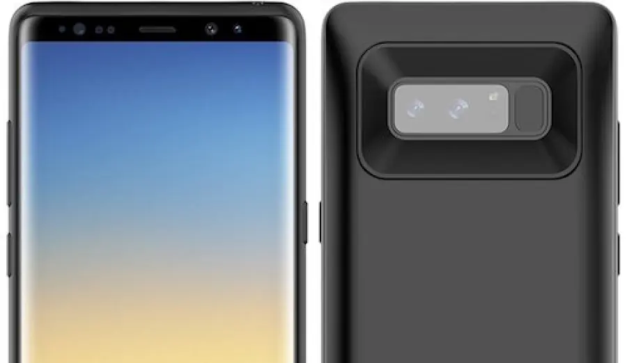 Galaxy Note 8: la cover per aumentare l'autonomia