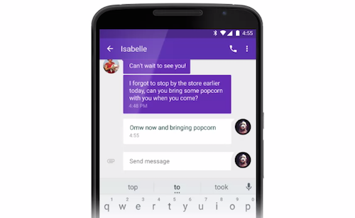 Messaggi Android: nella nuova versione addio al FAB