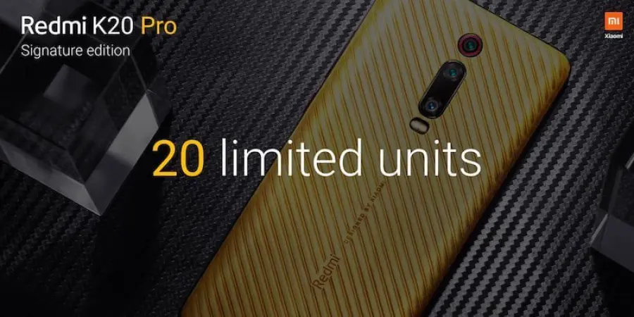 Redmi K20 Pro Signature Edition ufficiale in India