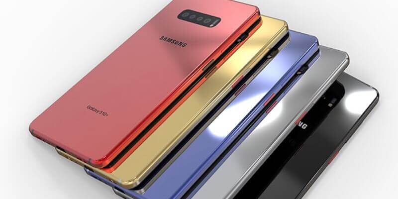 Samsung Galaxy S10: nuovo concept mostra le colorazioni
