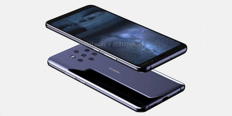 Nokia 9 con 5 fotocamere posteriori: ecco come saranno le cover